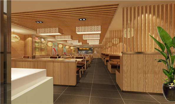 通州餃子快餐廳連鎖店設計效果圖